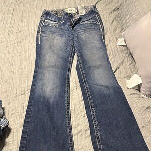Ariat Women's Boot Cut Blue Jeans